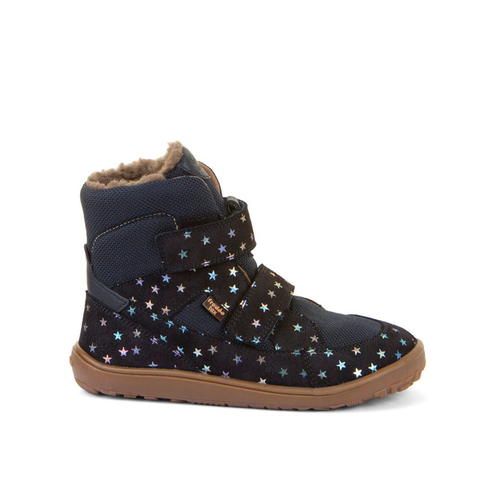 Dětské Barefoot Zimní boty FRODDO UP TEX WINTER stars - 28