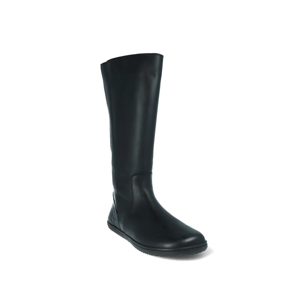 Dámské Barefoot Zateplené kozačky ANGLES THALIA WINTER WOOL černé - 39