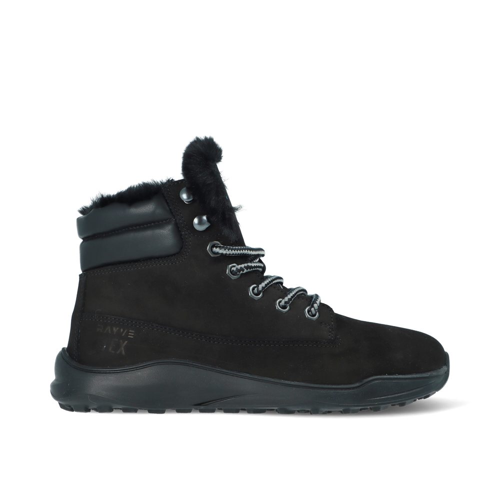 RAYVE UTAH 3.0 Black  | Barefoot zimní zateplené boty - 36