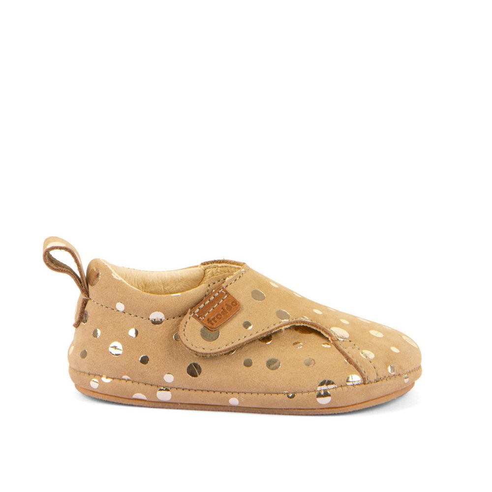 Dětské Barefoot Botičky FRODDO PREWALKERS II zlaté+ - 24