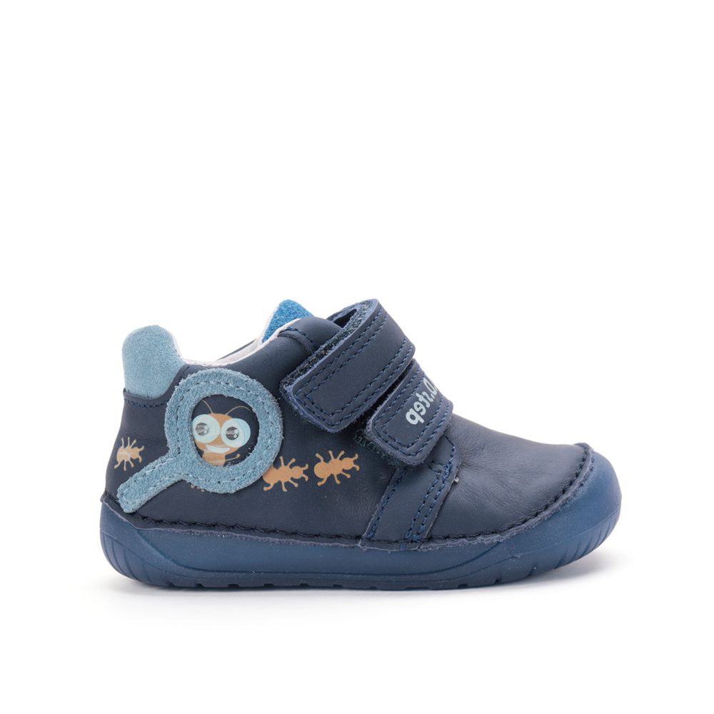 Dětské barefoot tenisky  D.D.STEP S070-52576 Světle Modrá svítivá - 24