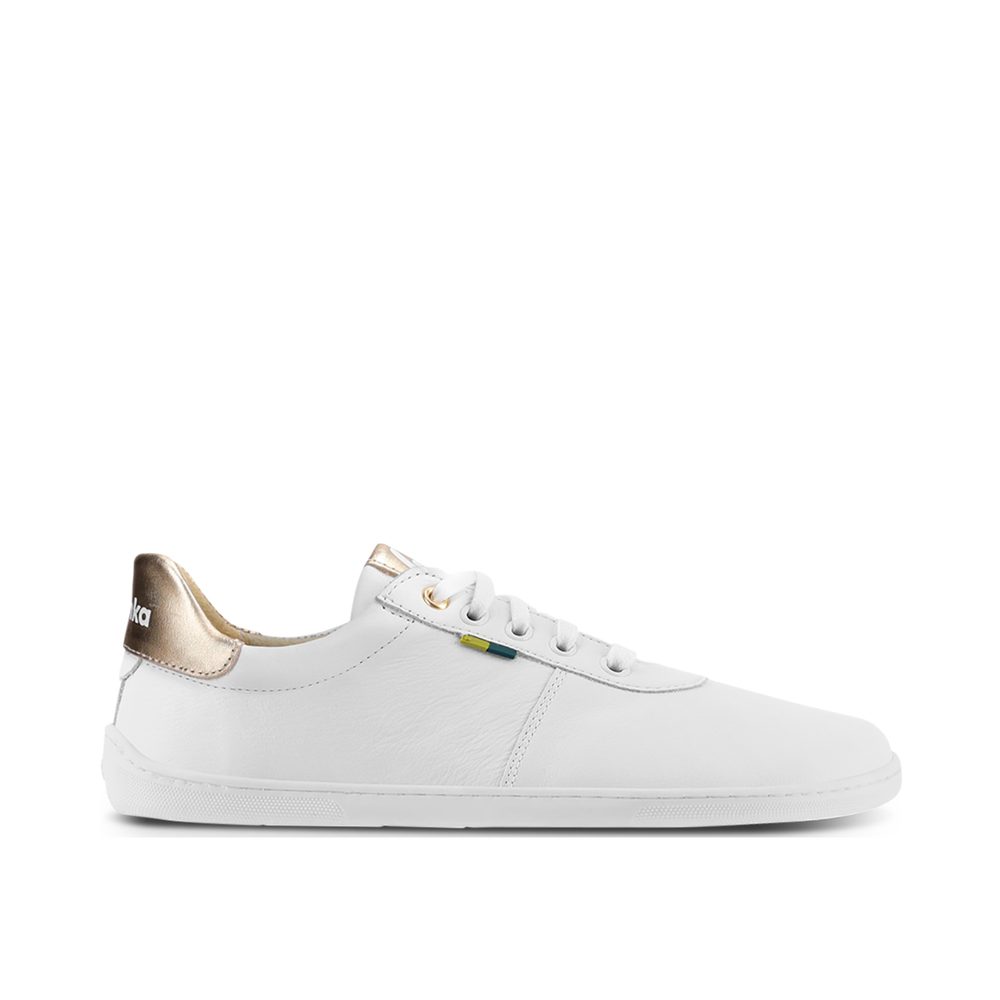 Barefoot boty Be Lenka Royale - White & Gold - 39