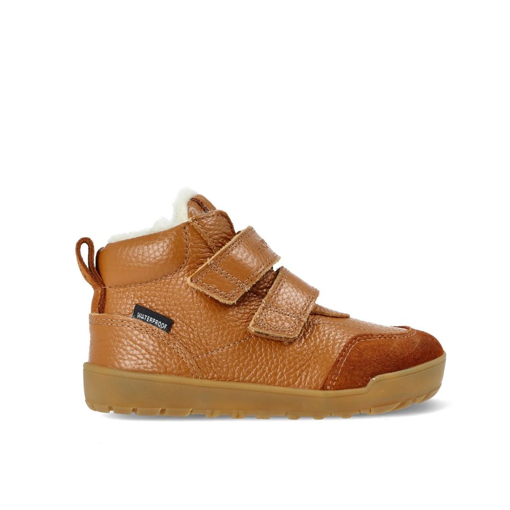 Rayve Talinn 3.0 Kids' Barefoot Winter Boots Cognac Brown, barefoot shoe