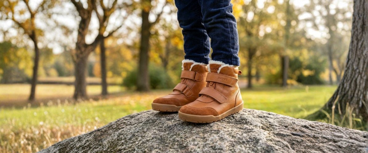 RECENZE RAYVE LAHTI: Dětské zimní barefoot boty s vlnou a voděodolnou membránou