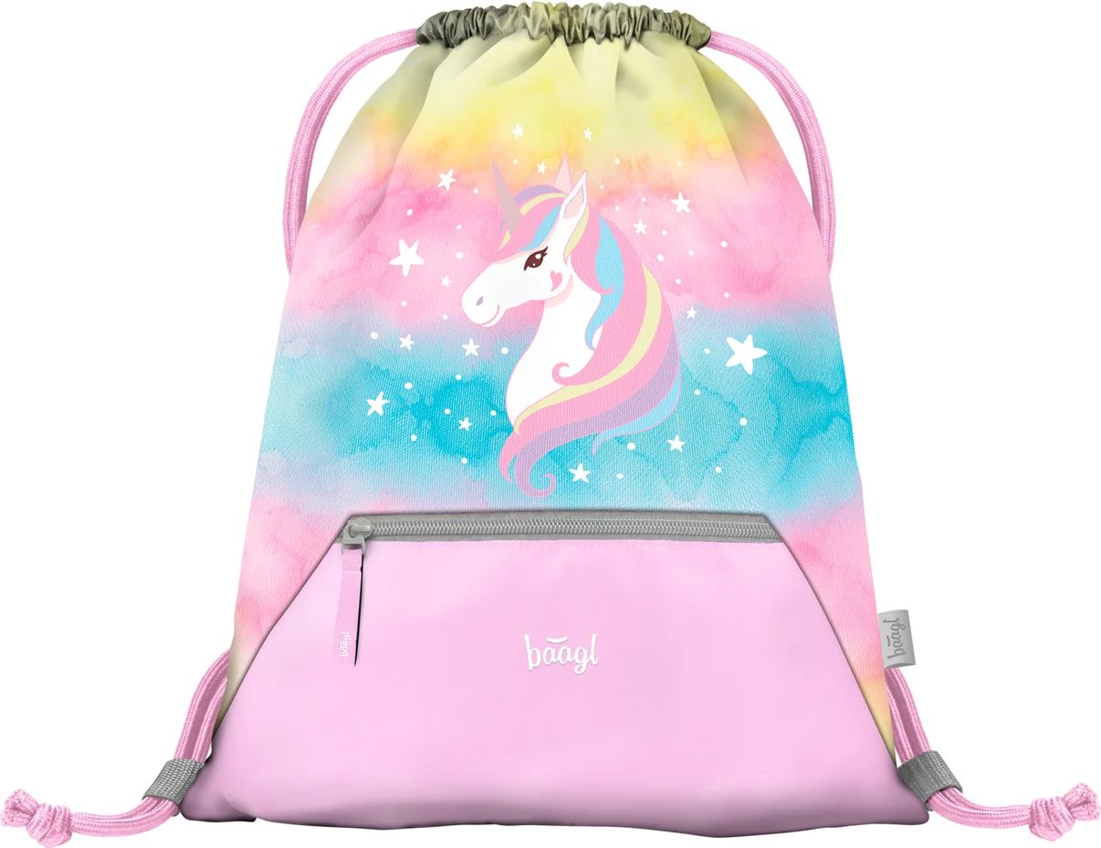 Sáček BAAGL Rainbow Unicorn s motivem jednorožce