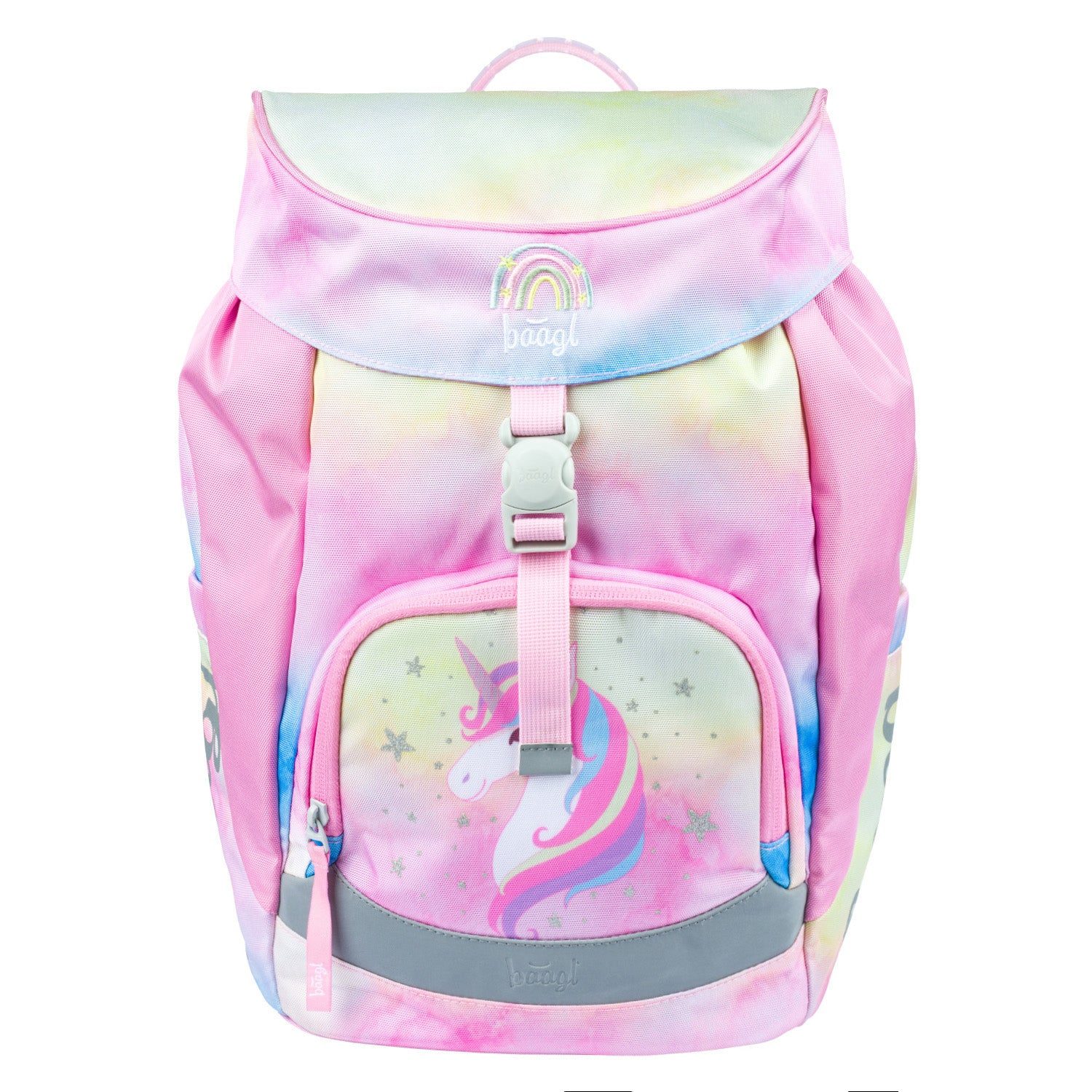 Batoh BAAGL Airy Rainbow Unicorn - přední pohled