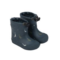 Dětské Barefoot Holínky BUNDGAARD MALIK námořnicky modré dino - 23