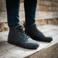 Pánské Barefoot Kotníkové boty XERO SHOES DENVER LEATHER M černé - 40