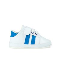 Dětské Barefoot Botičky MINISSA BABY SHOES blue stripes - 18