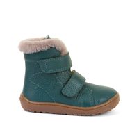 Dětské Barefoot Zimní boty FRODDO KOTNÍKOVÉ ZIMNÍ FURRY BOOT petrolejové - 24