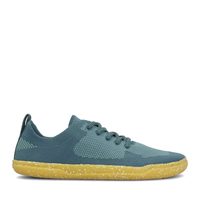 Levně Barefoot Tenisky GROUNDIES® Active Knit Petrolejově Zelené