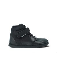 Levně Dětské Barefoot Zimní boty PEGRES ZIMNÍ BF40 0.1 černé