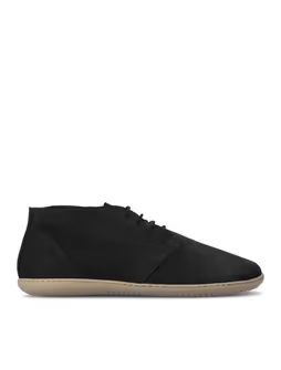 Dámské Barefoot+ Kotníkové Boty GROUNDIES® Milano Soft Černé