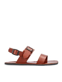 GROUNDIES® Kos Cognac | Dámské barefoot sandály