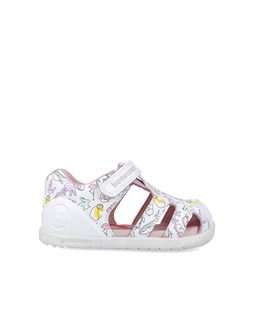 BIOMECANICS SANDÁLY WIDER White | Dětské barefoot sandály