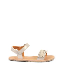 FRODDO SANDAL FLEXY FLOWER II Gold Shine | Barefoot sandály