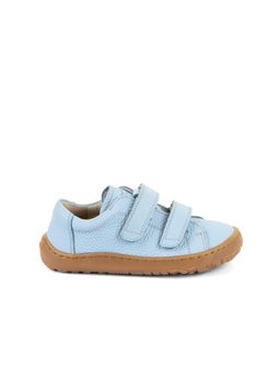 FRODDO TENISKY BAZE LEATHER D-VELCRO Light Blue | Dětské barefoot tenisky