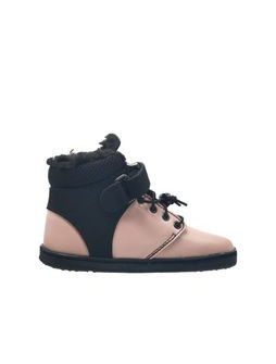 Gyerek barefoot téli cipő PEGRES BF40 0.1 rózsaszín