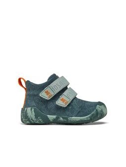 Dětské Barefoot Botičky AFFENZAHN PREWALKER LOWBOOT LEATHER TALKY bunny zelené
