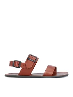 Pánské Barefoot Sandály GROUNDIES® Kos Koňakové