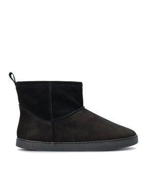 Dámské Barefoot Zateplené Boty GROUNDIES® COZY BOOT LOW Černé