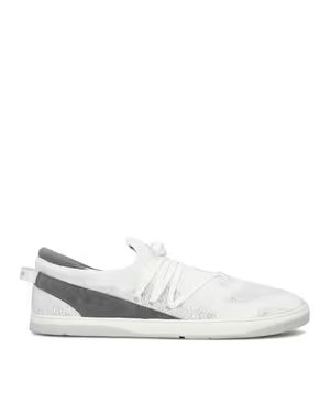 Barefoot Tenisky Slip-On Boty GROUNDIES® Osaka Bílo Šedé