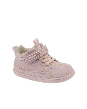 Gyerek barefoot egész éves cipő BEPPI CASUAL BOOT BABY rózsaszín csillagos