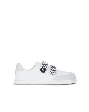 Baskets barefoot enfant Be Lenka Energise Preschool blanches à damier