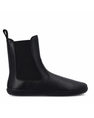 Dámské Barefoot Zateplené Chelsea GROUNDIES CAMDEN Černé Hladké