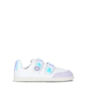 Baskets barefoot enfant Be Lenka Energise Preschool blanches et iridescentes