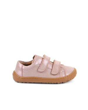 FRODDO TENISKY BAZE LEATHER D-VELCRO Pink Shine | Dětské barefoot tenisky