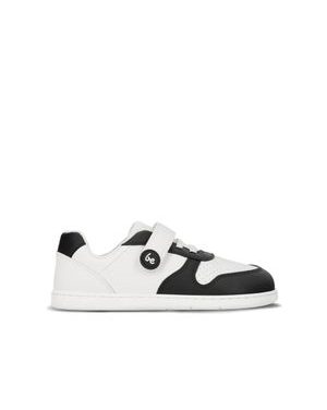Baskets barefoot enfant Be Lenka Scoot Kids blanches et noires