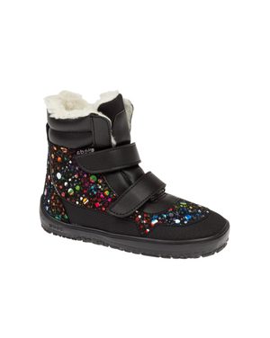 BEDA ZIMNÍ BFN 170070/W/MK/SO PLAYFUL PARROT | Dětské zimní zateplené barefoot boty