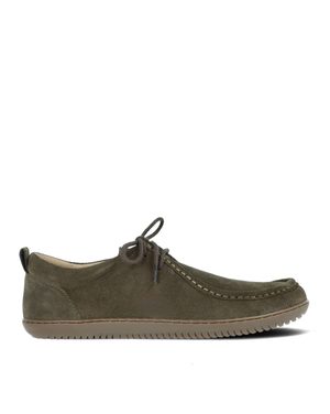 Barefoot+ Mokasíny GROUNDIES® Cricket Khaki