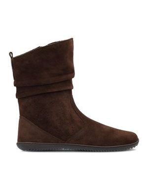 Dámské Barefoot Kozačky GROUNDIES® Odessa Tmavě Hnědé