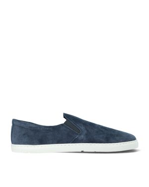 Pánské Barefoot Slip-on Tenisky GROUNDIES® Ease Modré