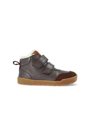 Gyerek barefoot téli bélelt cipő RAYVE TALINN 3.0 sötétbarna