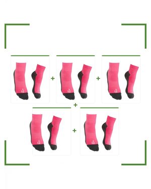 GYEREK BAREFOOT BAMBUSZ ZOKNI Rózsaszín ELŐNYÖS 5 DARABOS CSOMAG