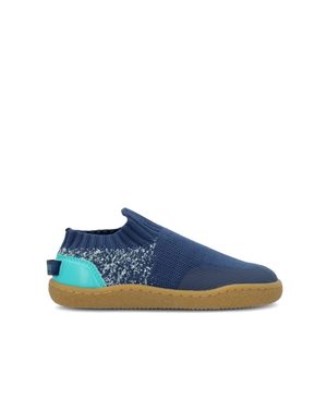 Dětské Barefoot Slip-On Tenisky GROUNDIES® Nara Kids Modro Zelené