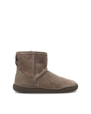 Dětské Barefoot Zimní Zateplené Válenky GROUNDIES Mini Cozy Kids Béžové