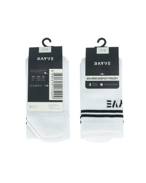 RAYVE BAREFOOT PAMUT ZOKNI Fehér
