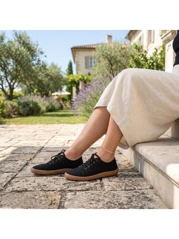 FRODDO SNEAKER BOTANIQ LACES Black | Barefoot tenisky