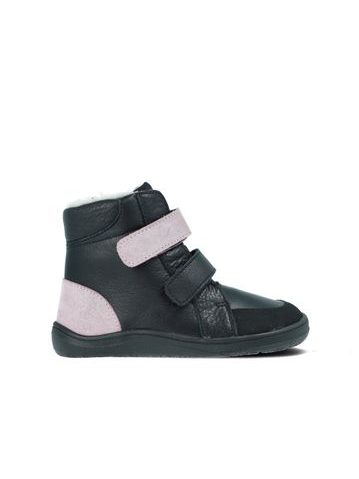 Gyerek Barefoot Téli Cipő BABY BARE FEBO WINTER sparkle black asfaltico