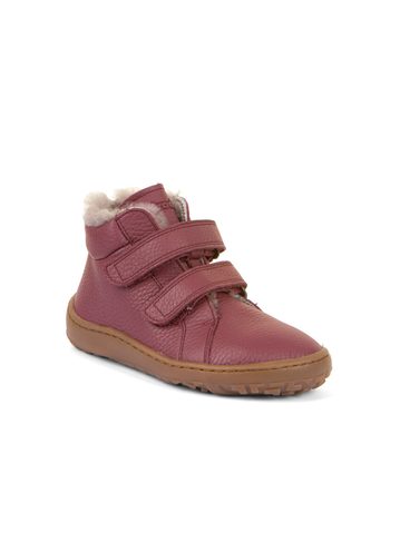 FRODDO ZIMNÍ FURRY Bordeaux | Dětské zimní zateplené barefoot boty