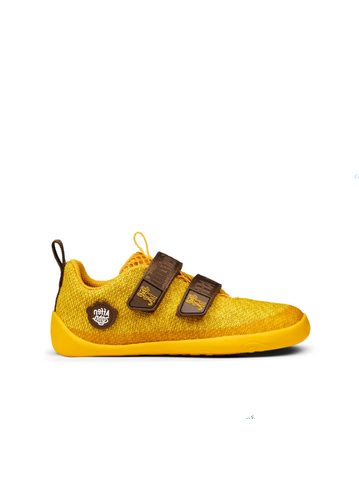 AFFENZAHN SNEAKER KNIT HAPPY TIGER Yellow | Dětské barefoot tenisky