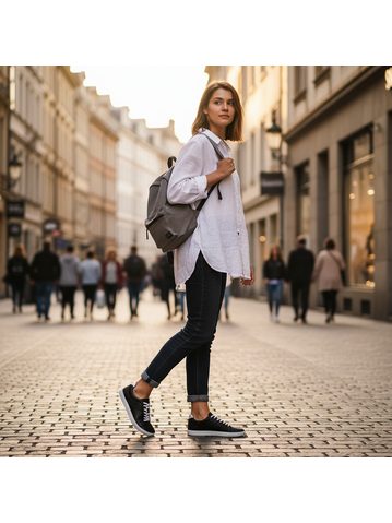 GROUNDIES® Active Black Barefoot tenisice