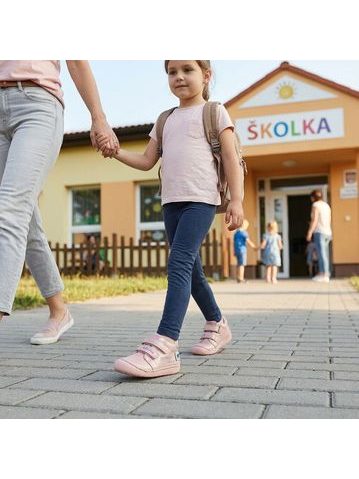Dětské barefoot tenisky D.D.STEP S070-62332 Stříbrné