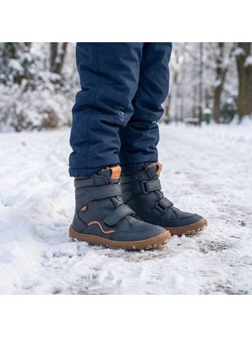 Kinder-Barfuß-Winterstiefel FRODDO WINTER TEX Grün