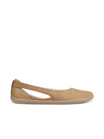 Balerini barefoot pentru femei Be Lenka Bellissima 2.0 maro caramel