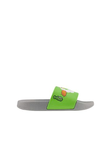 COQUI PANTOFLE RUKI Šedá/Zelená 1